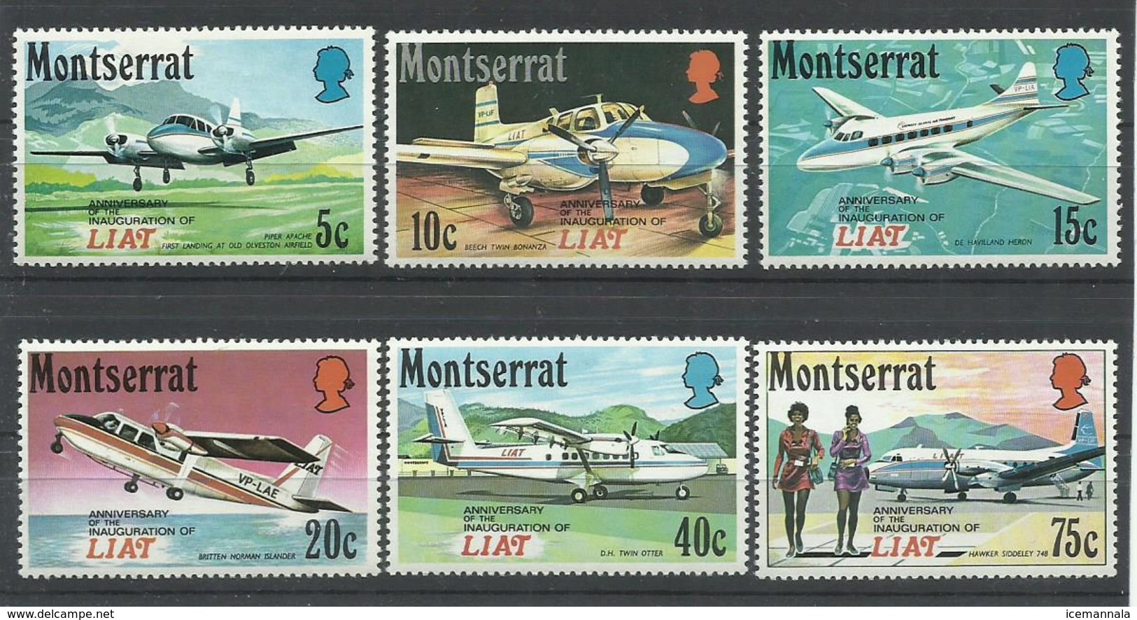 MONTSERRAT   YVERT   268/73      MNH  ** - Montserrat