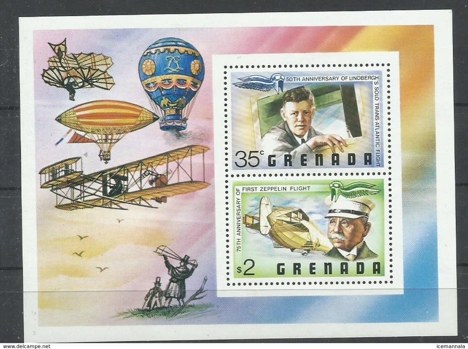 GRENADA YVERT H/B 66     MNH  ** - Grenada (1974-...)