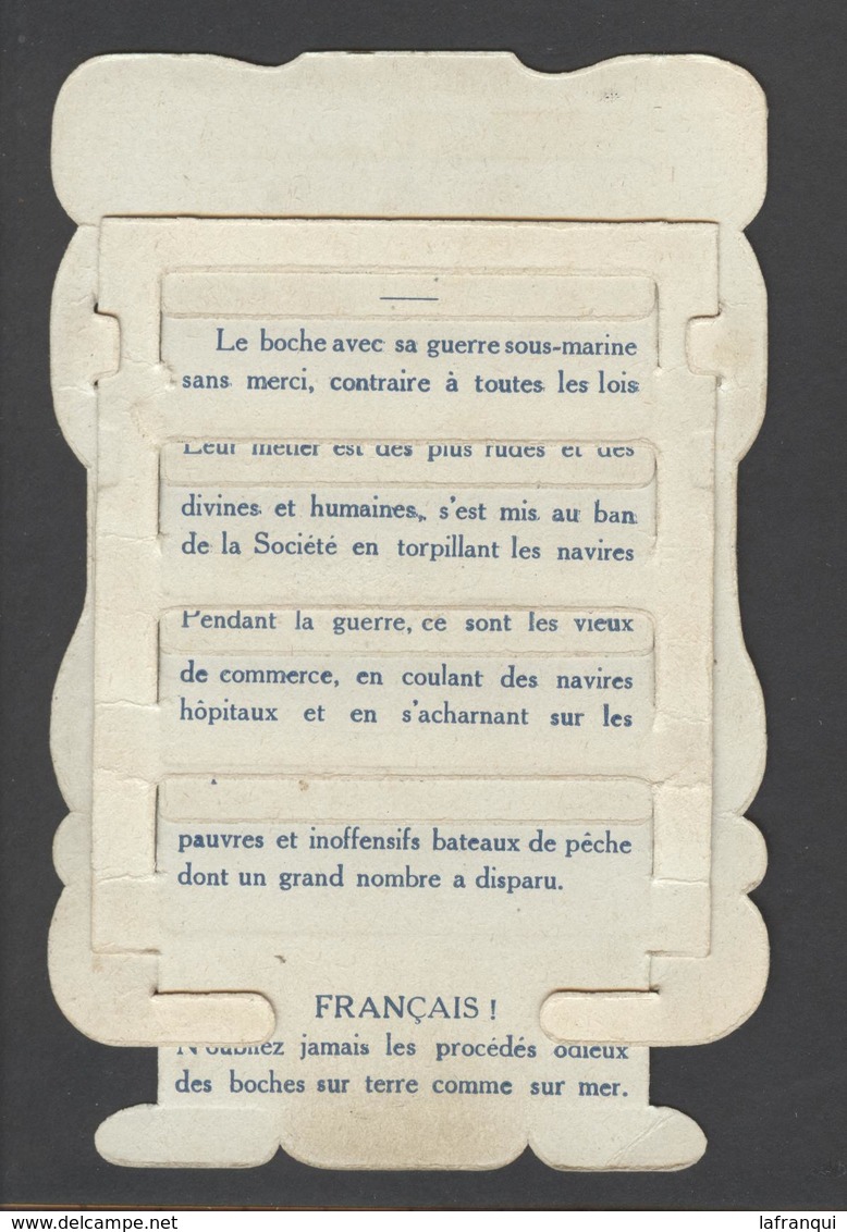 Themes Div-ref BB16- Carte Systeme A Tirette - Guerre 1914-18- Inoffensifs Pecheurs - Carte Systeme Bon Etat  - - Oorlog 1914-18