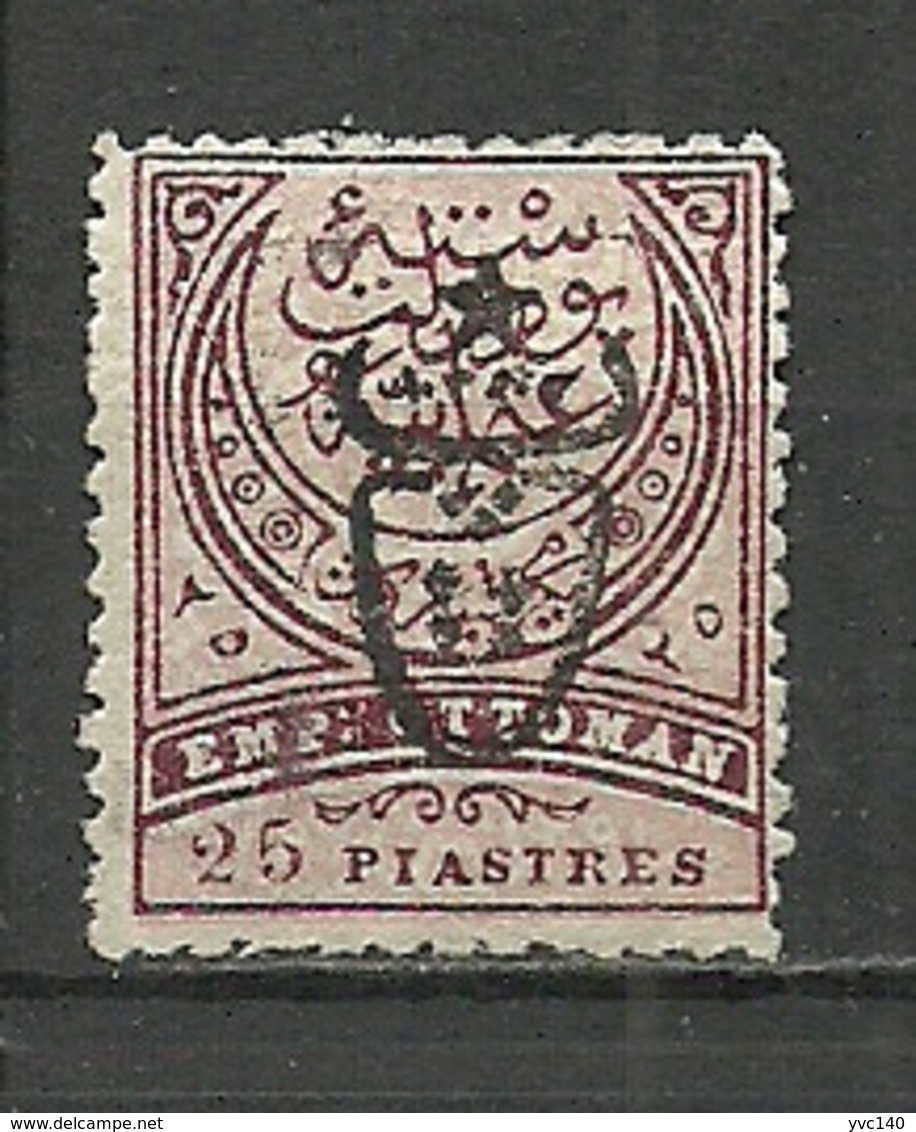 Turkey; 1917 Overprinted War Issue Stamp 25 K. - Ungebraucht