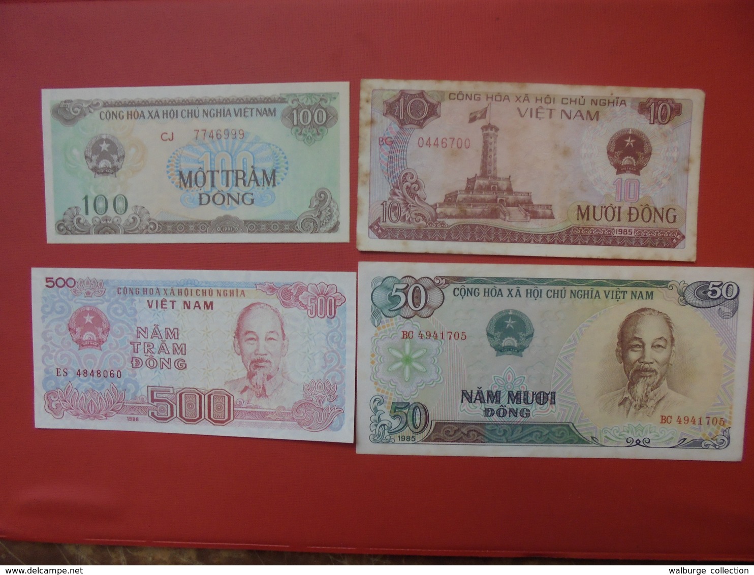 LOT 4 BILLETS "VIET-NAM" NEUFS Ou CIRCULER - Vrac - Billets