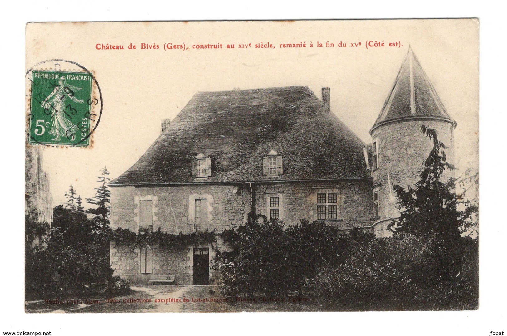 32 GERS - Château De BIVÈS - Sonstige & Ohne Zuordnung