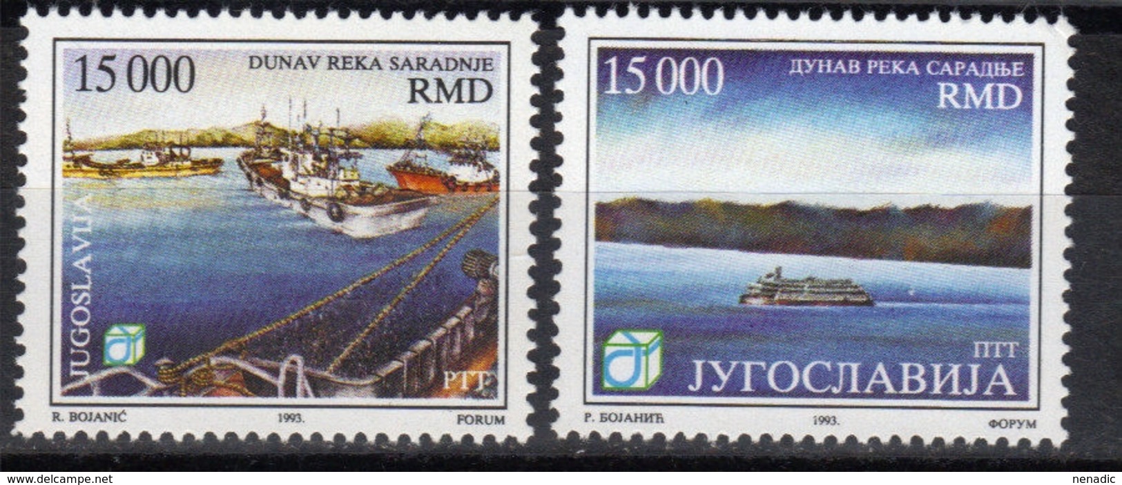 Yugoslavia,Danube-River Of Cooperation 1993.,MNH - Neufs