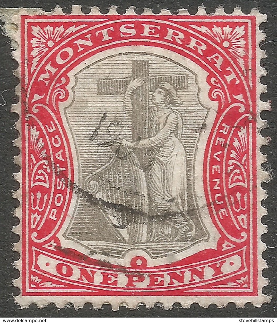 Montserrat. 1903 Device Of The Colony. 1d Used. SG 14 - Montserrat