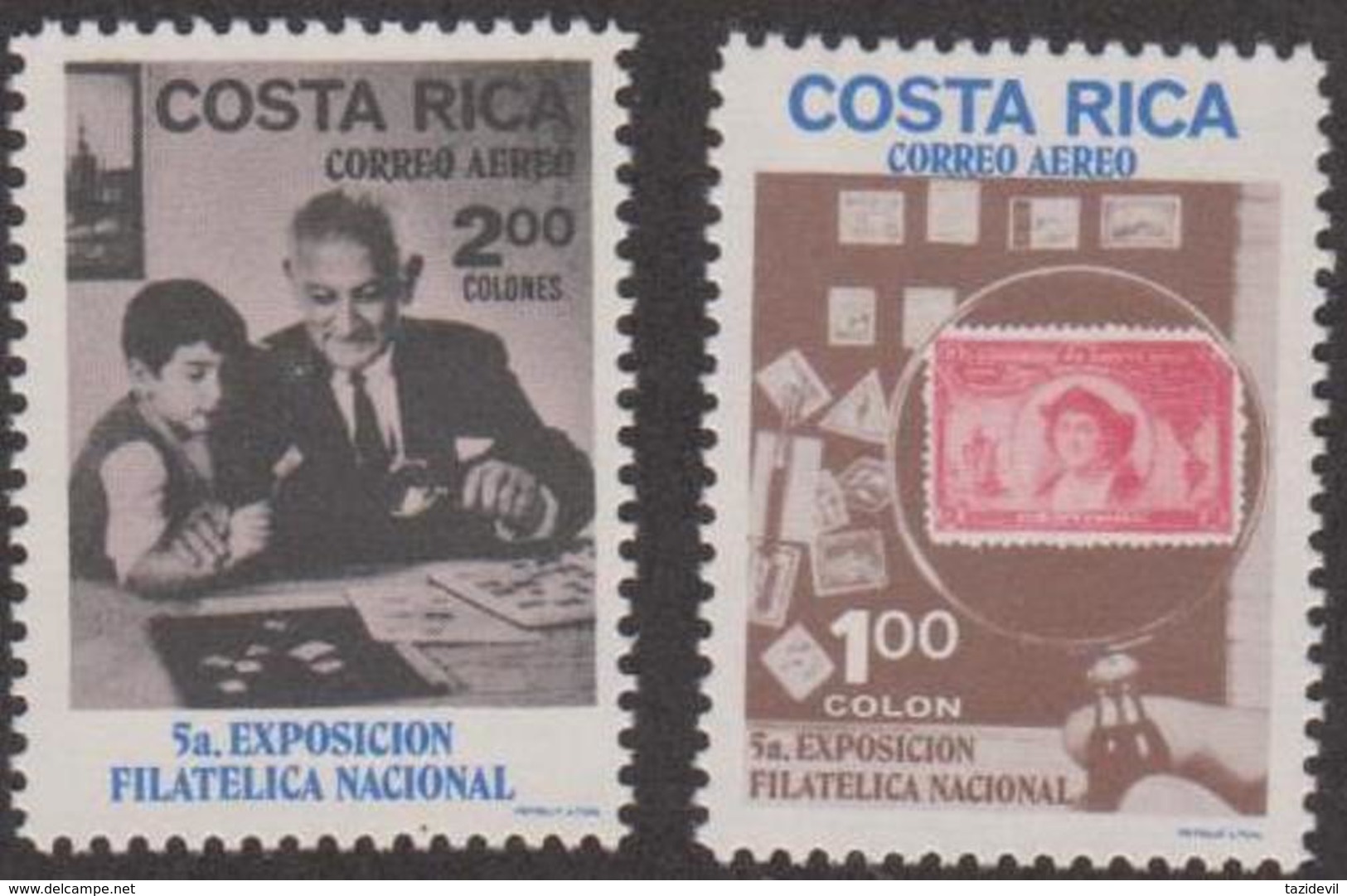 COSTA RICA - 1970 Philatelic Exhibition. Scott C502-503. MNH ** - Costa Rica