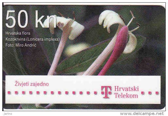 Kroatien - Croatia, Flowers - Blume, Chip 50 Kuna - Kroatien