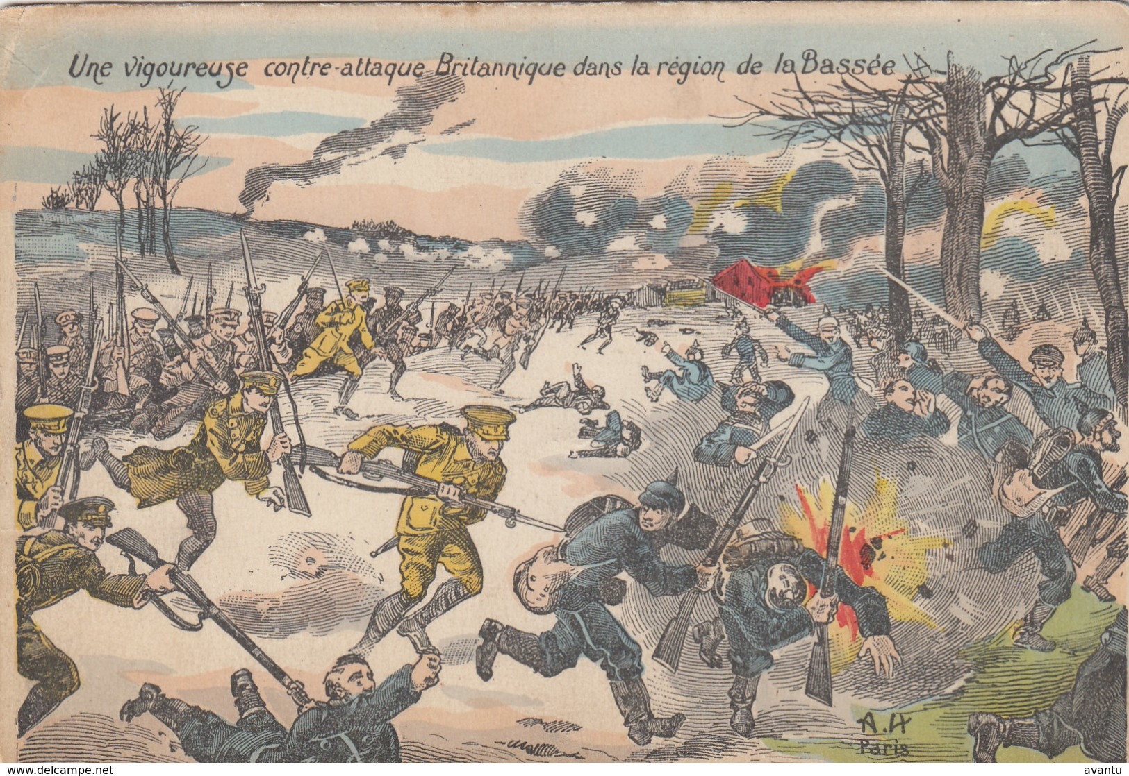 WAR / GUERRE / OORLOG 1914-18 / LA BASSEE  /  CONTRE ATTAQUE BRITANNIQUE - War 1914-18