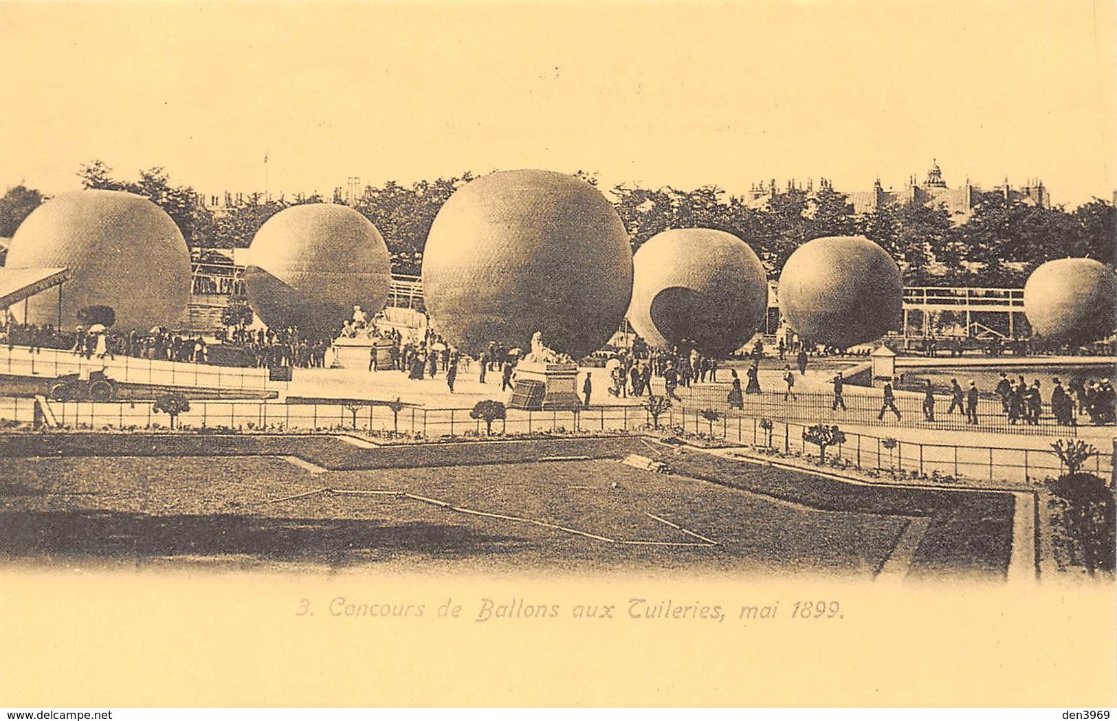 Paris - Concours De Ballons Aux Tuileries - Cecodi N'P 136 - Montgolfières