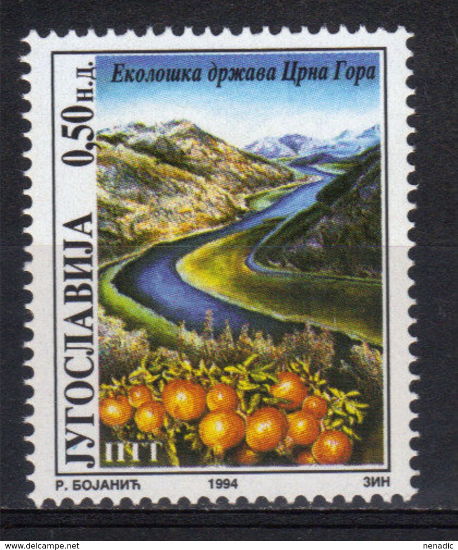 Yugoslavia,Ecological State-Montenegro 1994.,MNH - Neufs