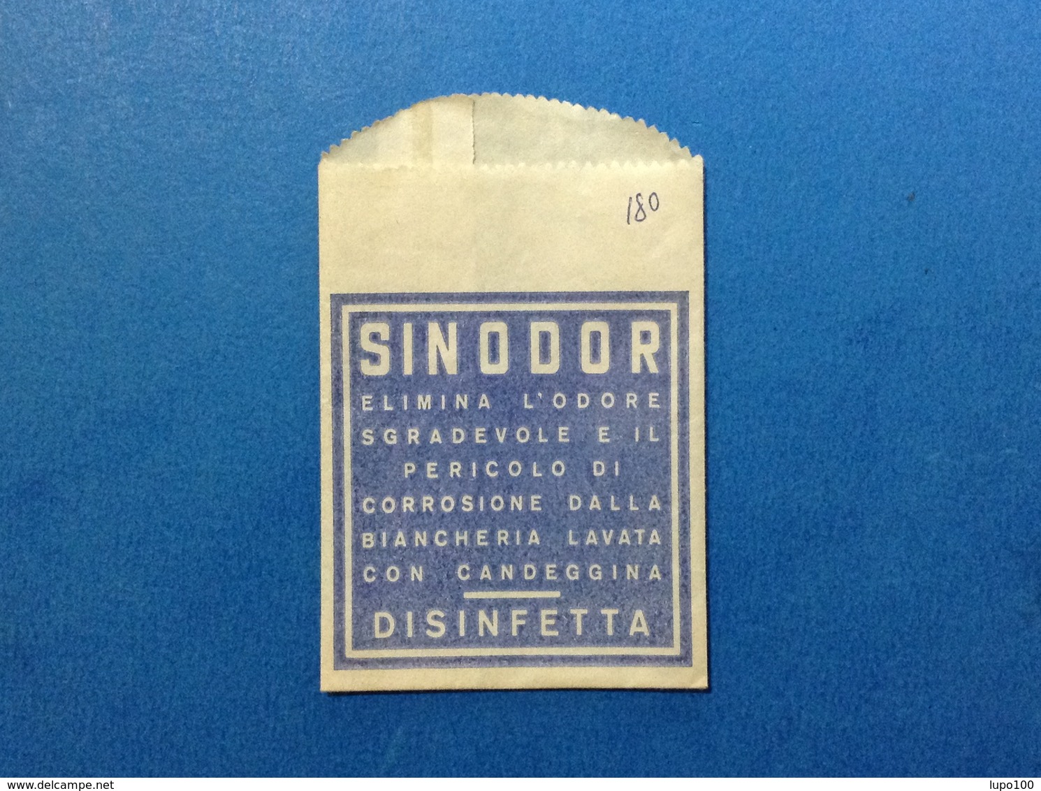 PUBBLICITÀ BUSTINA PUBBLICITARIA DISINFETTANTE SINODOR BIANCHERIA CANDEGGINA - Altri & Non Classificati