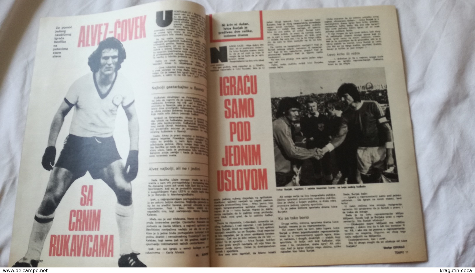 1979 TEMPO YUGOSLAVIA SERBIA SPORT FOOTBALL MAGAZINE NEWSPAPERS BASKETBALL CHAMPIONSHIPS ZUNGULA DINAMO WILSON DZONI POS