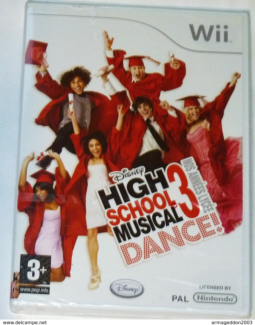 JEU NINTENDO Wii HIGH SCHOOL MUSICAL 3 DANCE (2008) DISNEY NEUF Sous BLISTER - Wii