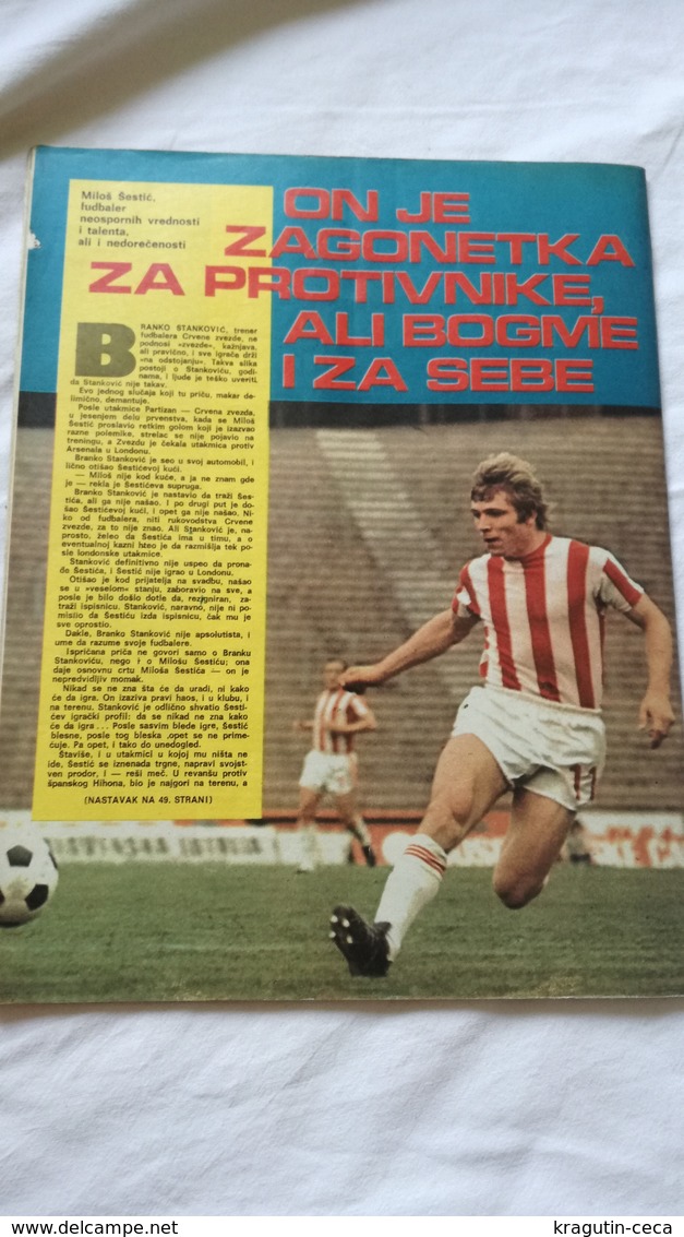 1979 TEMPO YUGOSLAVIA SERBIA SPORT FOOTBALL MAGAZINE NEWSPAPERS INTERNATIONAL SALES PLAYERS TRANSFERS PLANICA SKIING SKI - Andere & Zonder Classificatie