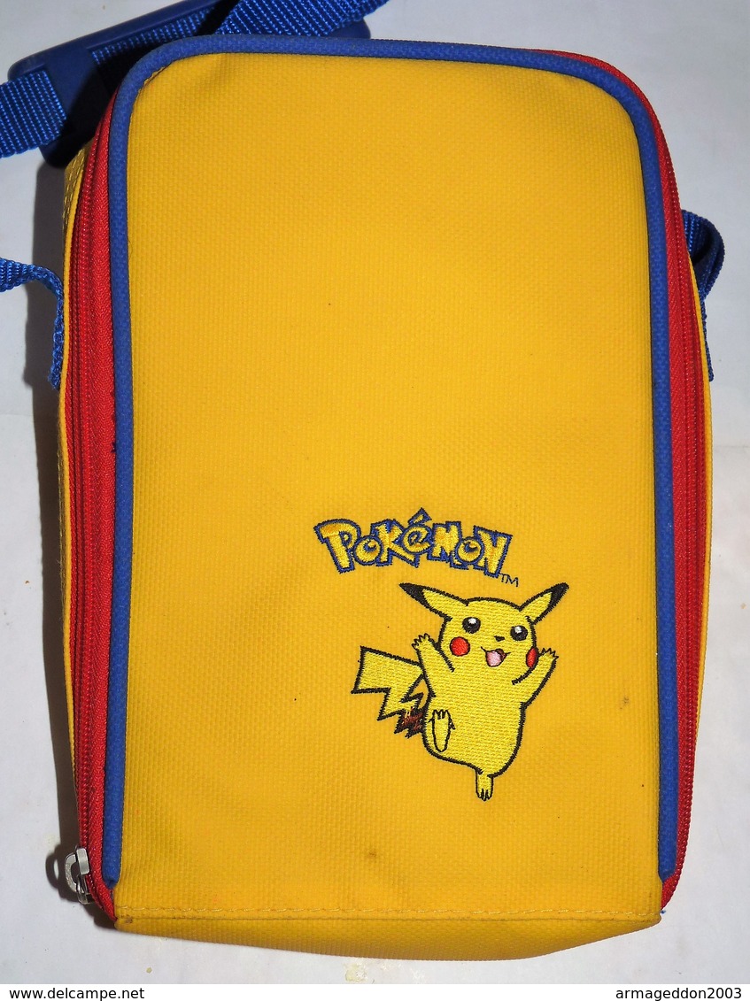 POCHETTE POKEMON PIKACHU LICENCE NINTENDO BON ETAT / 14 X 13 X 4.5 CM ENVIRON - Accessoires