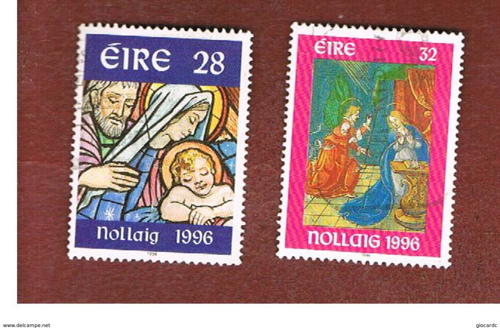 IRLANDA (IRELAND) - SG 1027.1029   - 1996 CHRISTMAS   - USED - Usati