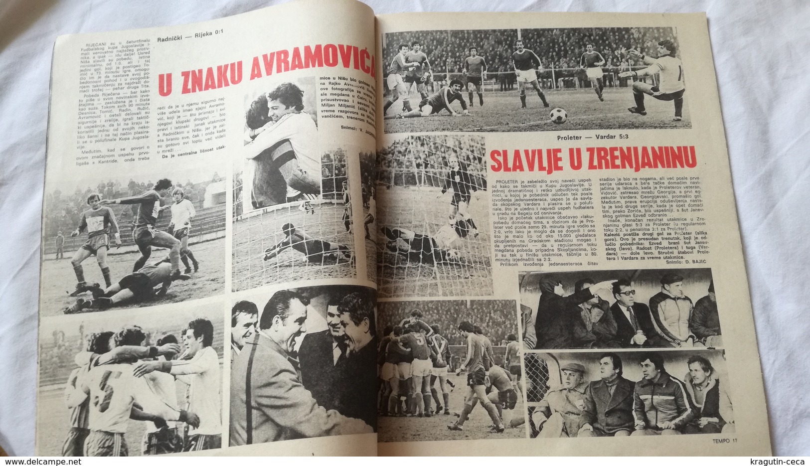 1979 TEMPO YUGOSLAVIA SERBIA SPORT FOOTBALL MAGAZINE NEWSPAPERS Pele Athletics HANDBALL UEFA LEAGUE - Other & Unclassified