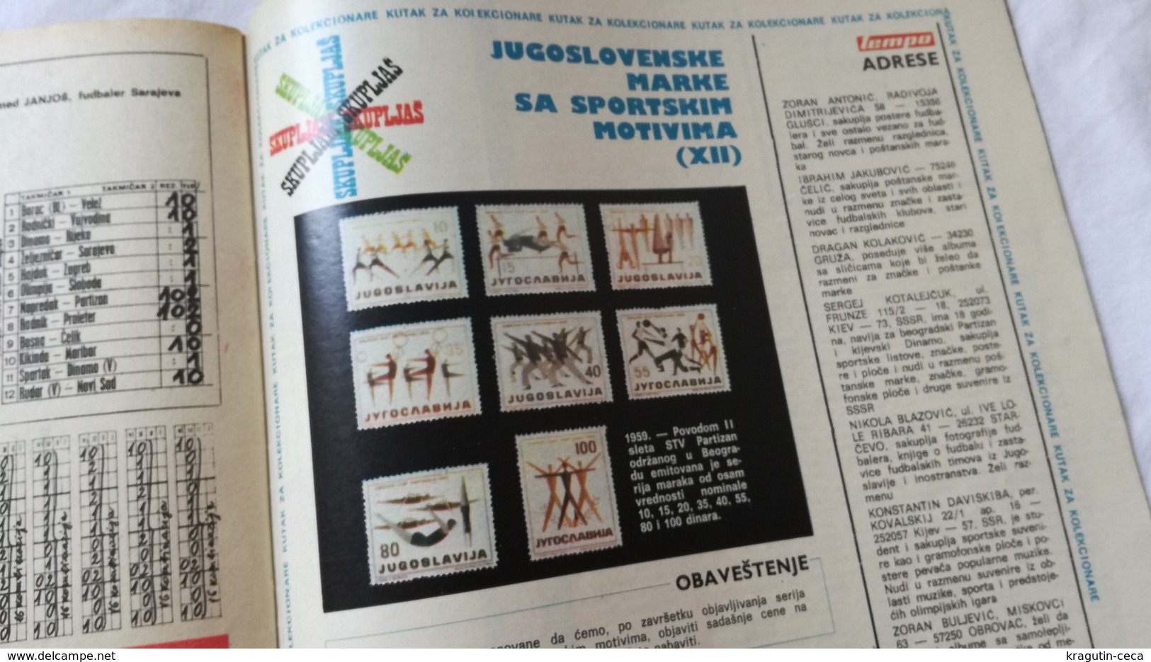 1979 TEMPO YUGOSLAVIA SERBIA SPORT FOOTBALL MAGAZINE NEWSPAPERS Pele athletics HANDBALL UEFA LEAGUE