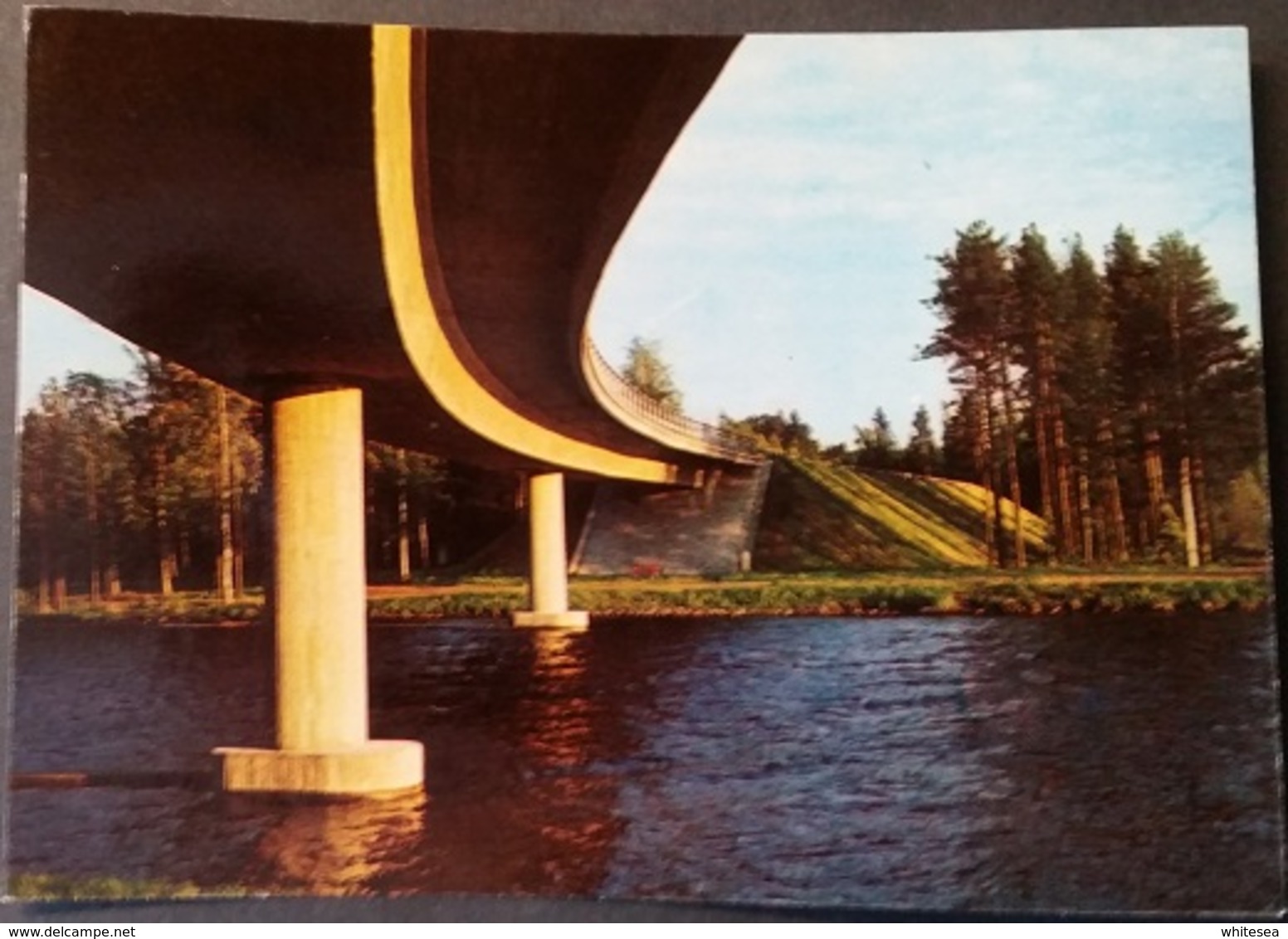 Ak Finnland  - Rautalampi - Landschaft - Brücke , Bridge - Finlandia