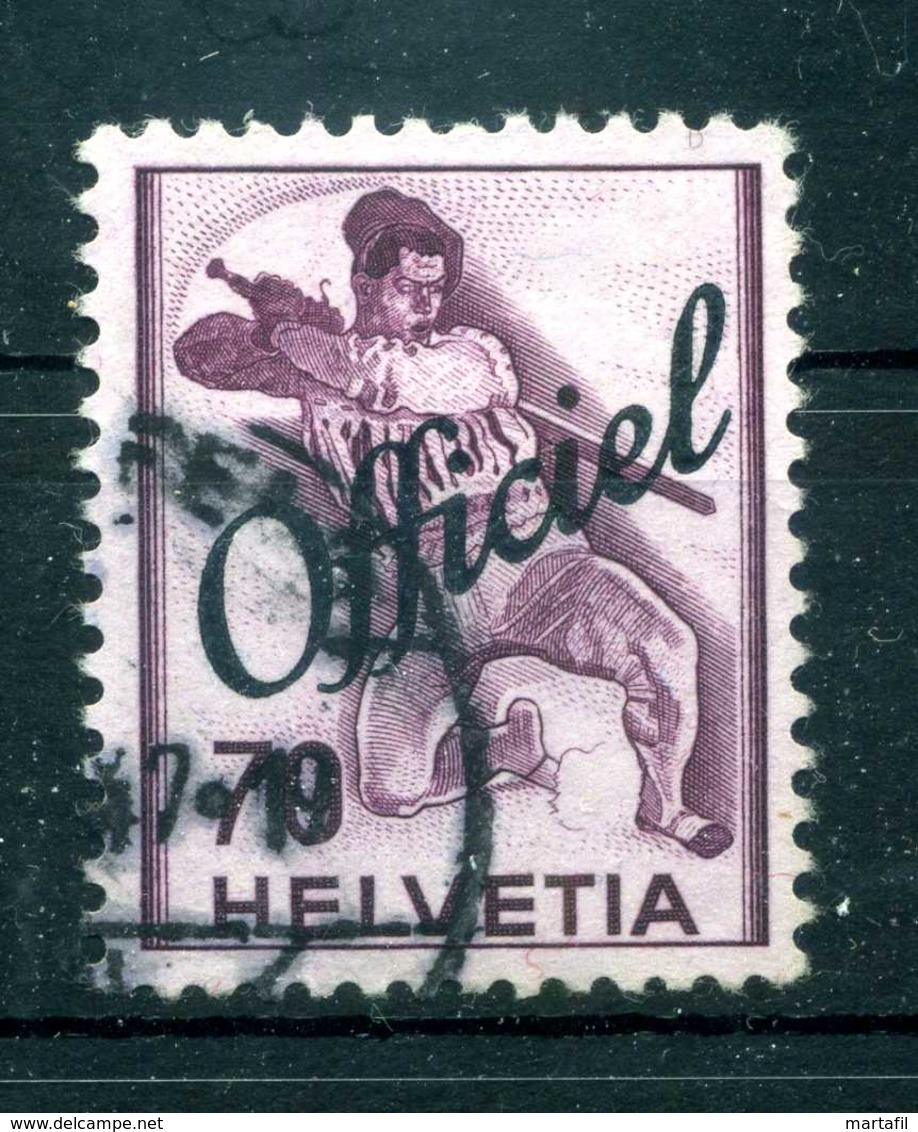 1942 SVIZZERA Servizio N.196 USATO - Servizio