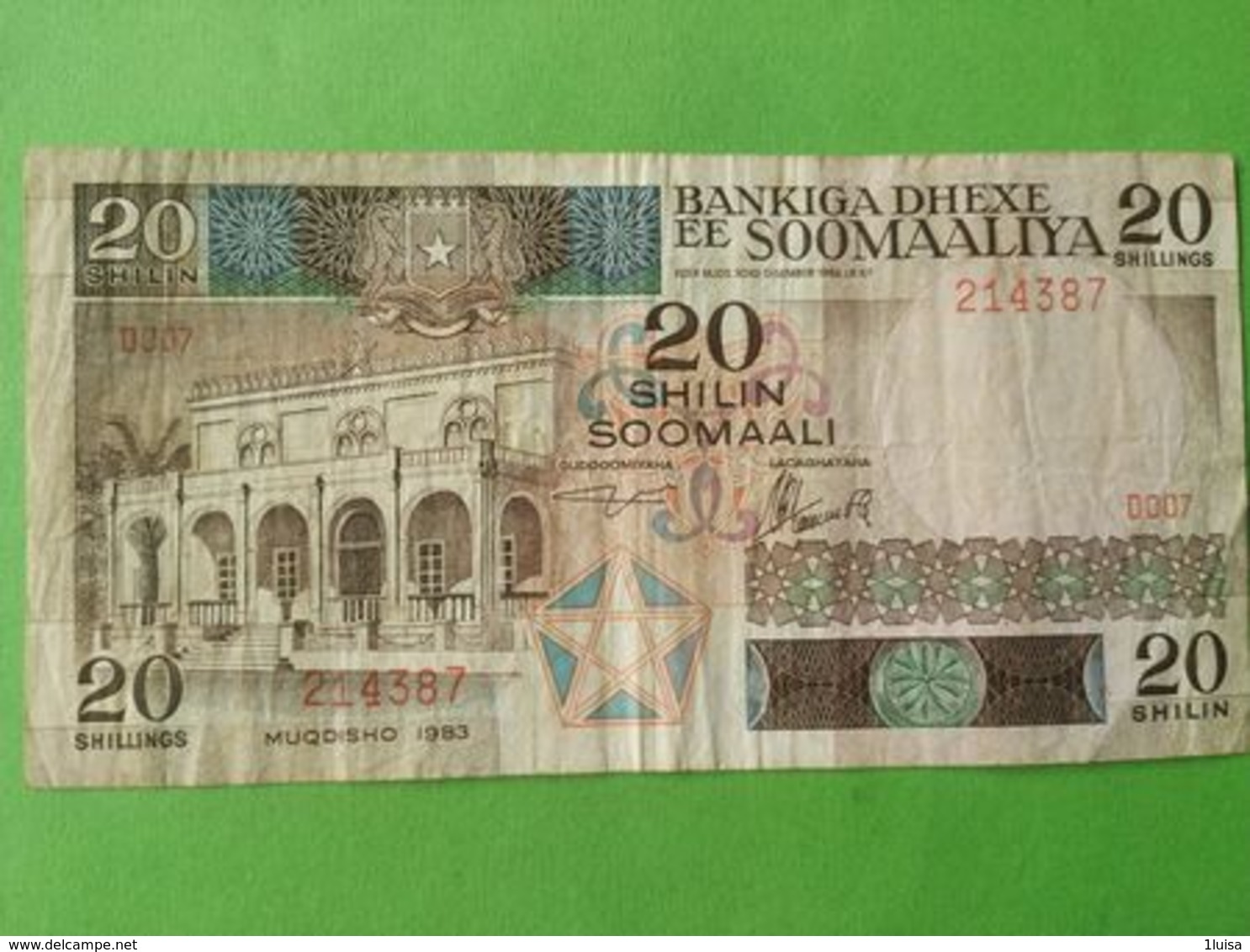 20 Shilling - Somalie