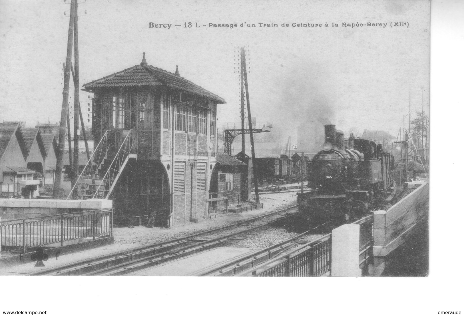 PARIS BERCY  Passage D'un Train De Ceinture à  La Rapée Berey ( 12 ème ) - Other & Unclassified