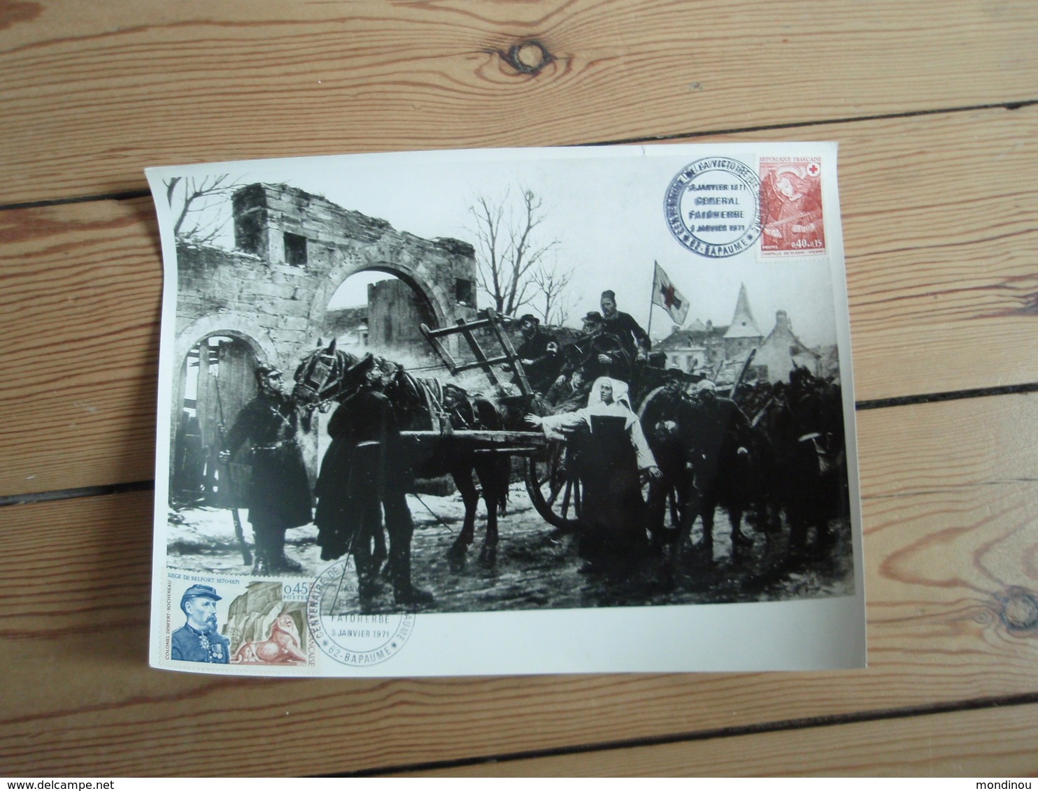 Photo Reprise Centenaire De La Victoire De Bapaume 3 Janvier 1871 Général FAIDHERBE - Autres & Non Classés