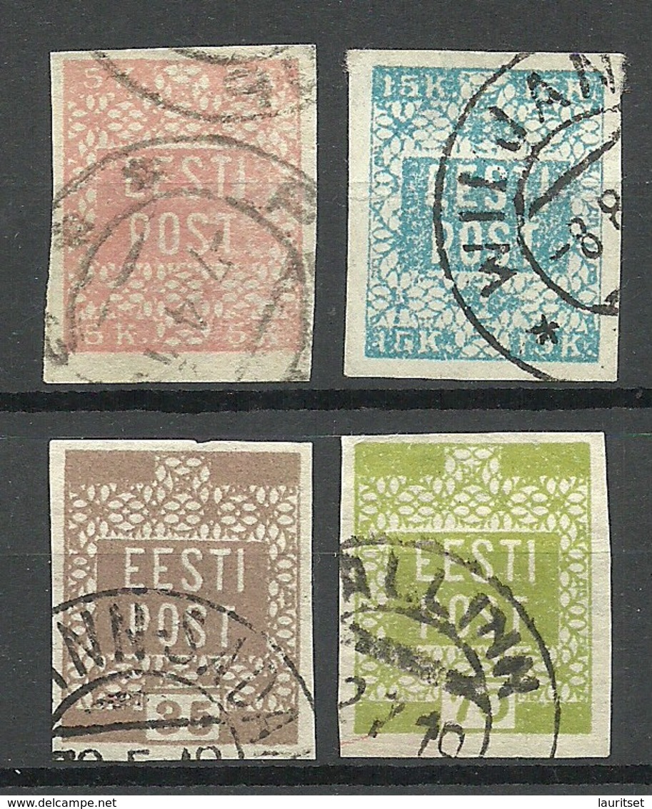 ESTLAND ESTONIA 1918/1919 Michel 1 - 4 O - Estonia