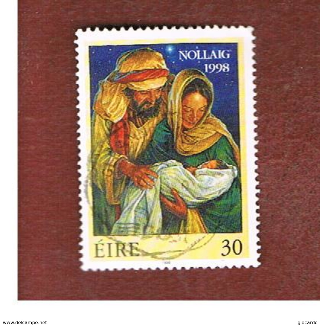 IRLANDA (IRELAND) - SG 1206  - 1998  CHRISTMAS     - USED - Usati