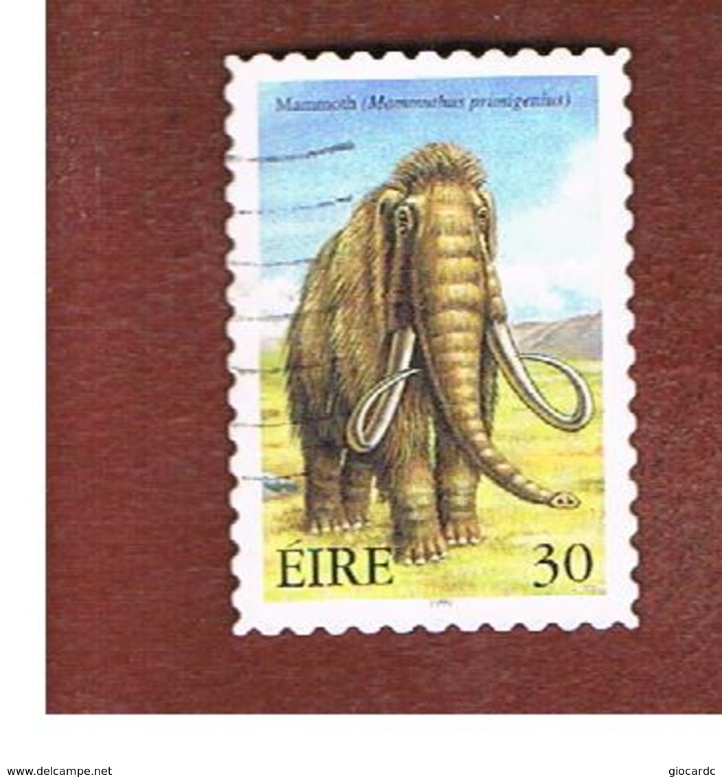 IRLANDA (IRELAND) - SG 1276  - 1999  EXTINT IRISH ANIMALS: MAMMOTH   - USED - Gebraucht