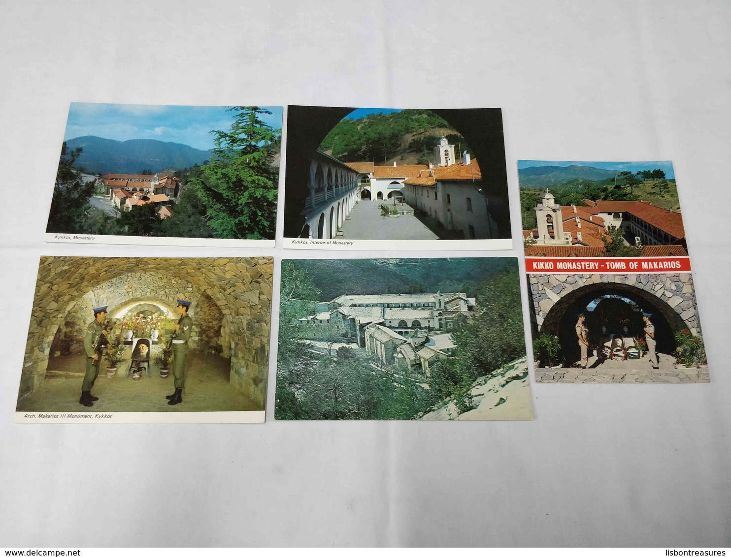 VINTAGE POSTCARD LOT X 5  CYPRUS -KYKKOS VIEWS UNUSED - Chypre