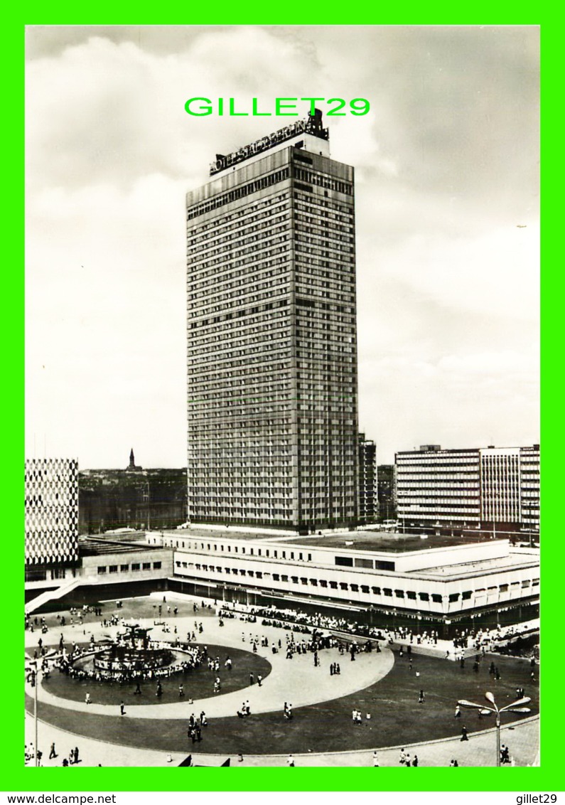 BERLIN, GERMANY - HAUPTSTADT DE DDR - BLICK AUF DEN ALEXANDERPLATZ & MIT HOTEL STADT BERLIN - - Mitte