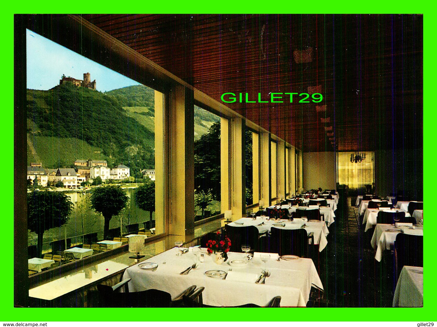 BERNKASTEL-KUES, GERMANY - HOTEL DREI KONIGE - SALLE À DINER - HORTING - - Bernkastel-Kues