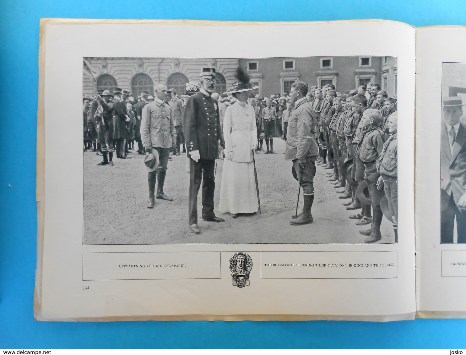 OLYMPIC BOY SCOUTS On OLYMPIC GAMES 1912 STOCKHOLM - Orig. Vintage Programme Issued 1912.y * Scouting Scout Scoutisme - Scouting