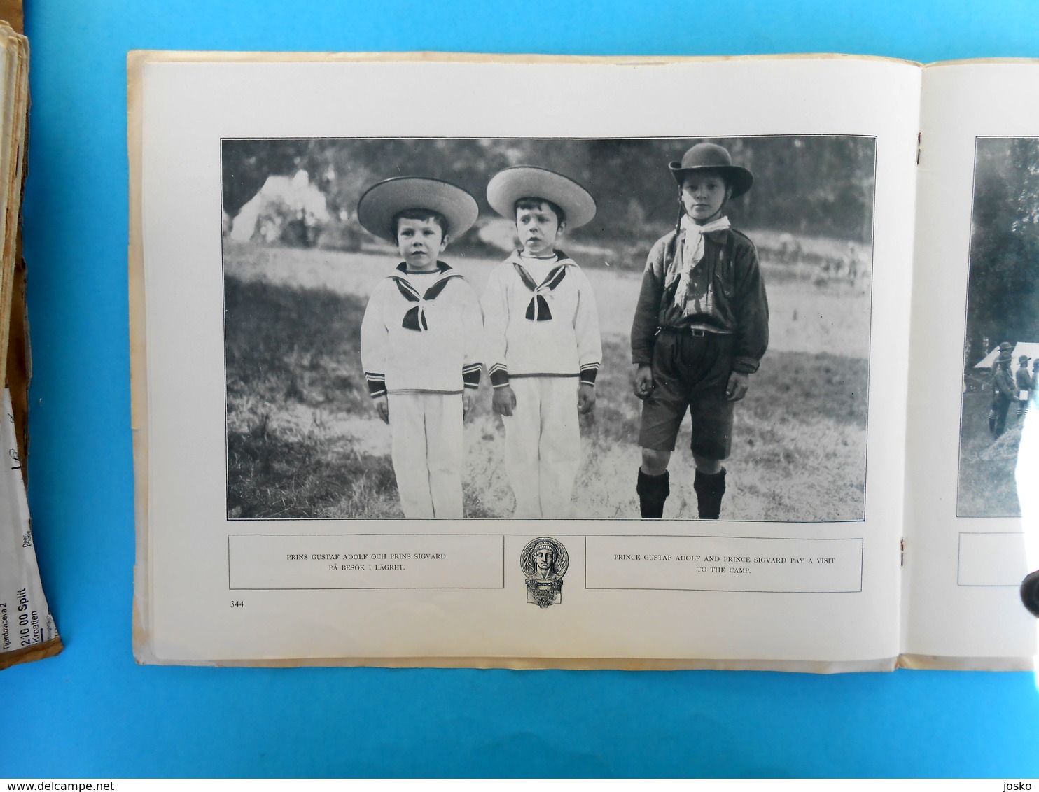 OLYMPIC BOY SCOUTS on OLYMPIC GAMES 1912 STOCKHOLM - orig. vintage programme issued 1912.y * scouting scout scoutisme