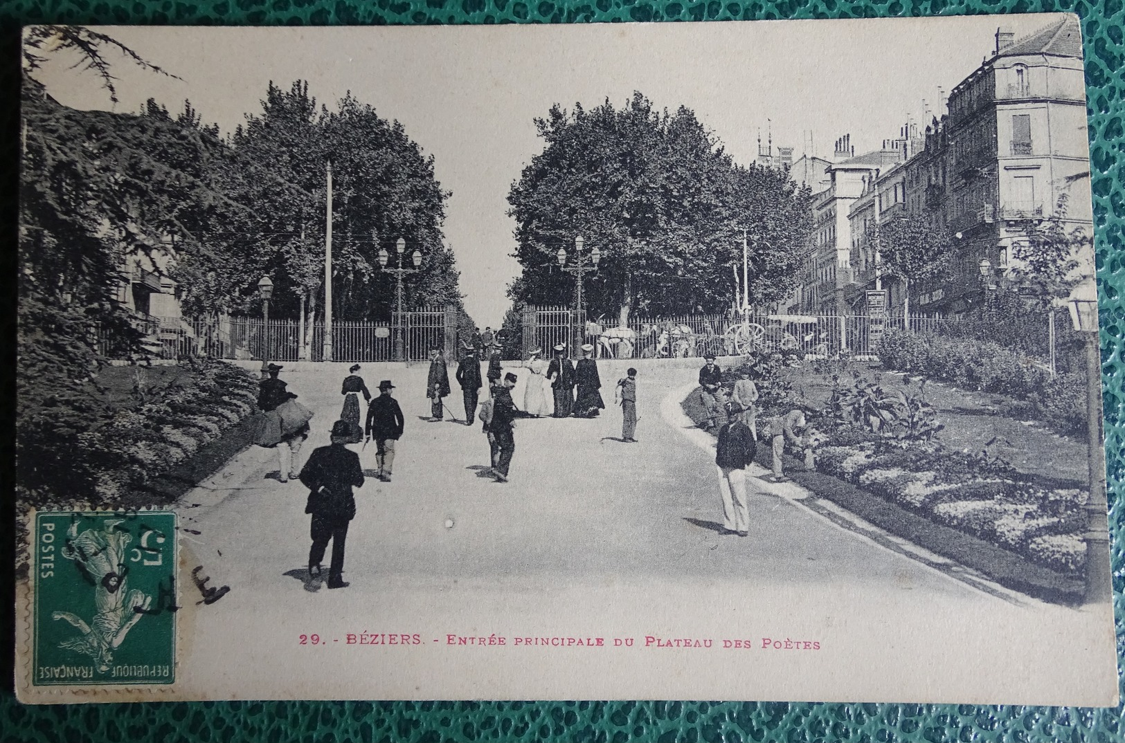 Cpa - 34 - Béziers - Entrée Principale Du Plateau Des Poètes - Beziers