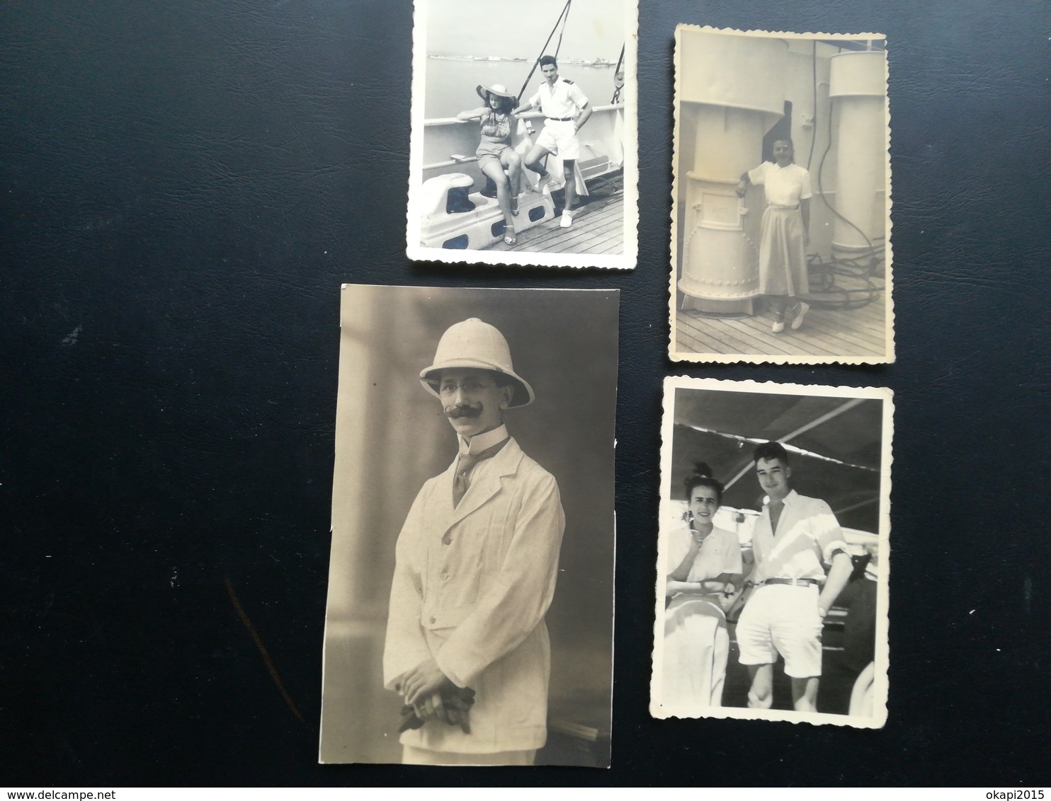 PAQUEBOT " ELISABETHVILLE" VIEUX MENU VOYAGE CONGO BELGE - ANVERS  COMPAGNIE MARITIME BELGE CMB ANNÉE 1936 +  PHOTOS