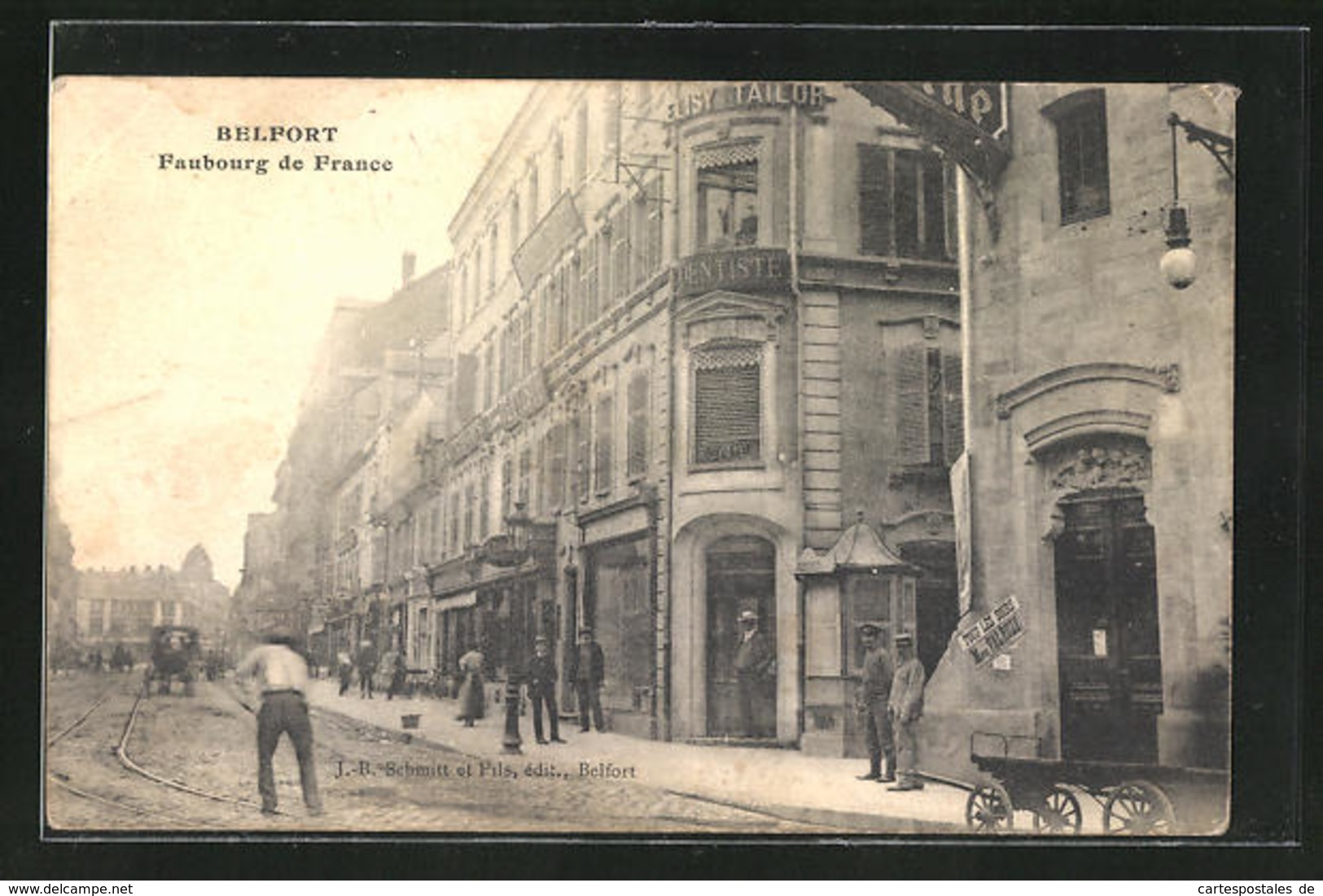 CPA Belfort, Faubourg De France - Belfort - Ville