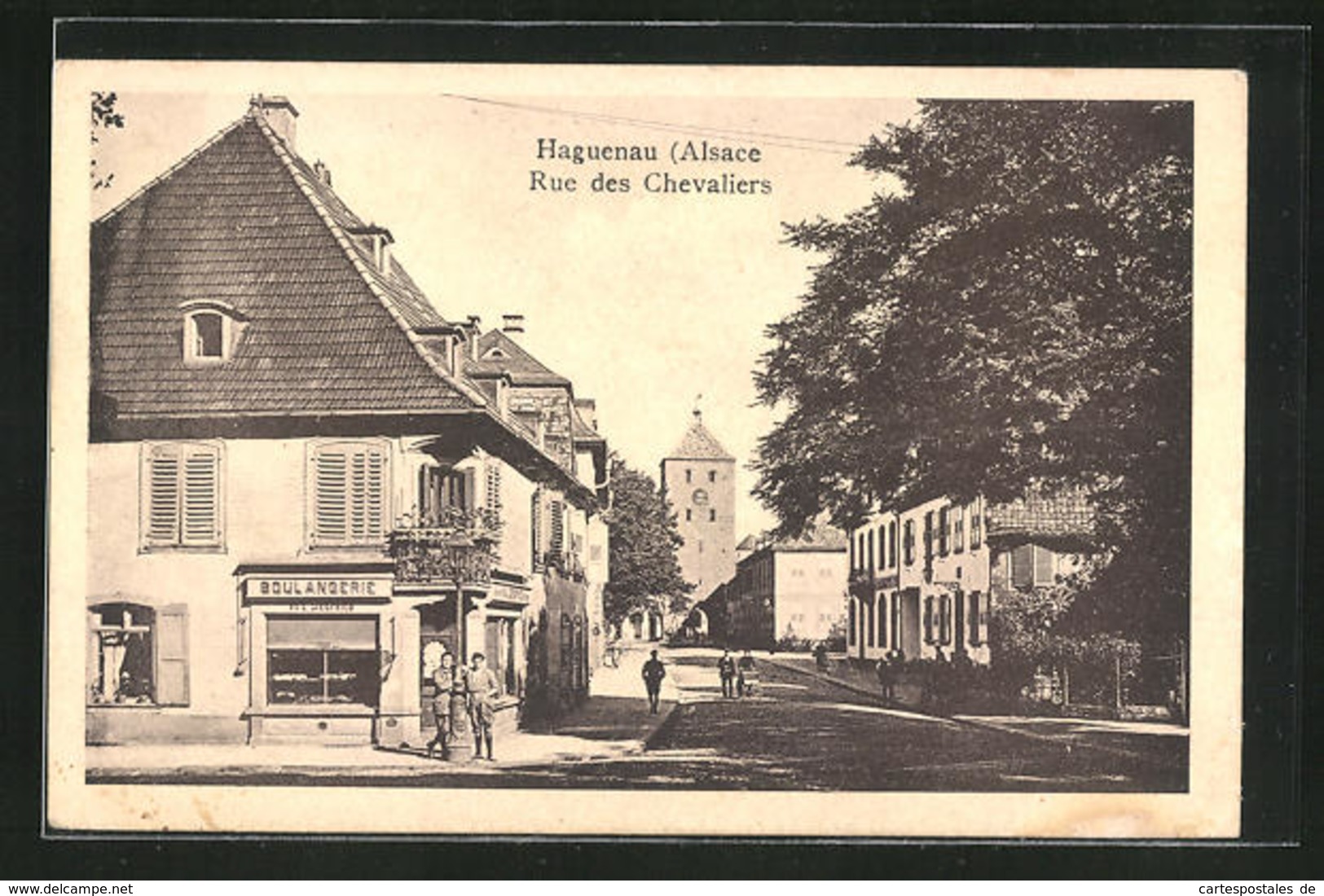 CPA Haguenau, Rue Des Chevaliers - Haguenau