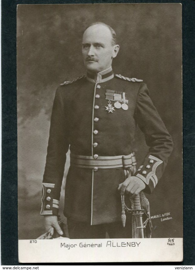 CPA - Major Général ALLENBY - Guerre 1914-18