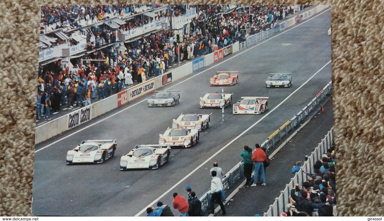 CPSM LE MANS CIRCUIT DES 24 HEURES LE DEPART LANCE PHOTO J LEMEUNIER ED JIPE - Le Mans