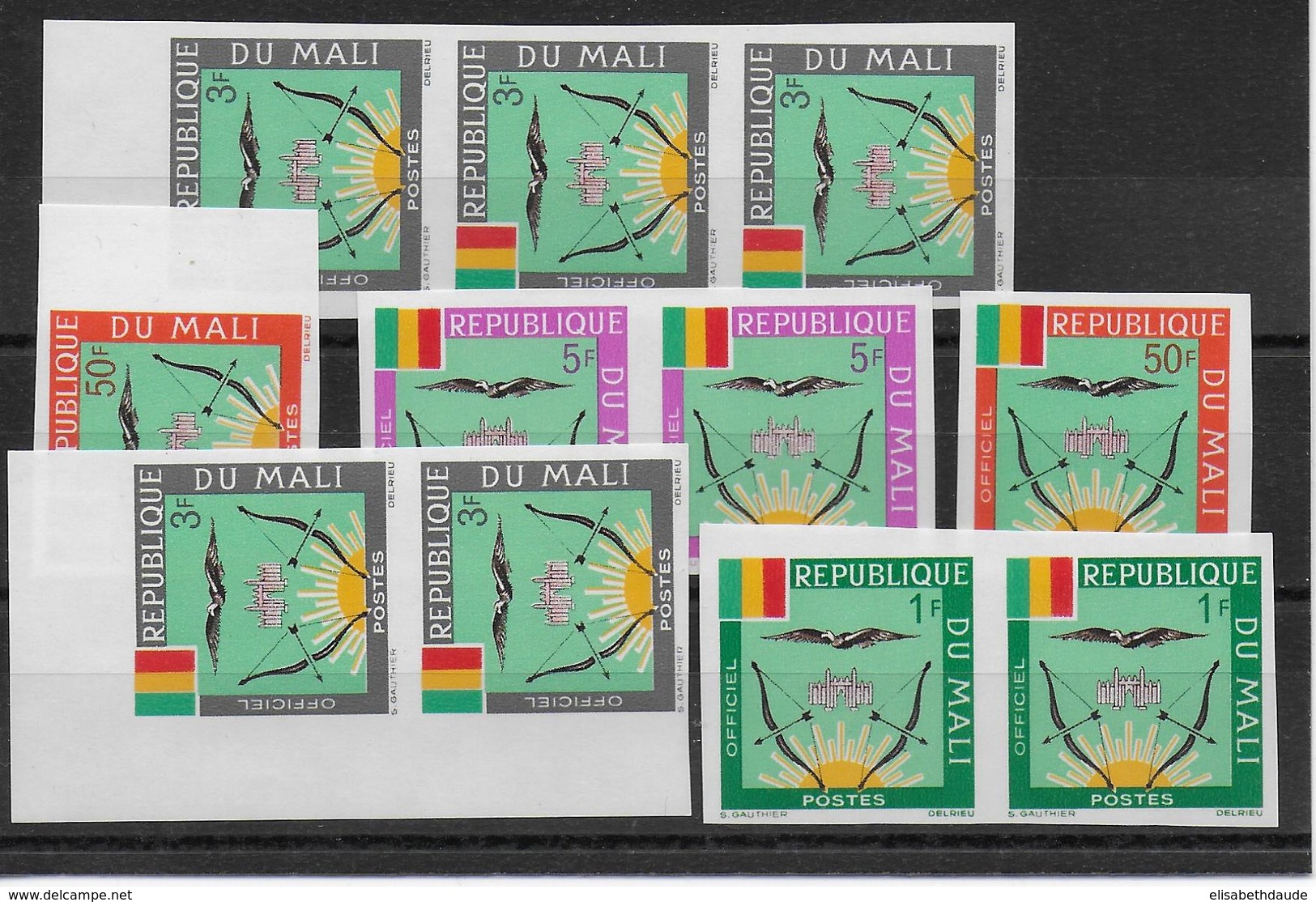 MALI - SERVICE En BLOCS NON DENTELES ! ** MNH - Mali (1959-...)