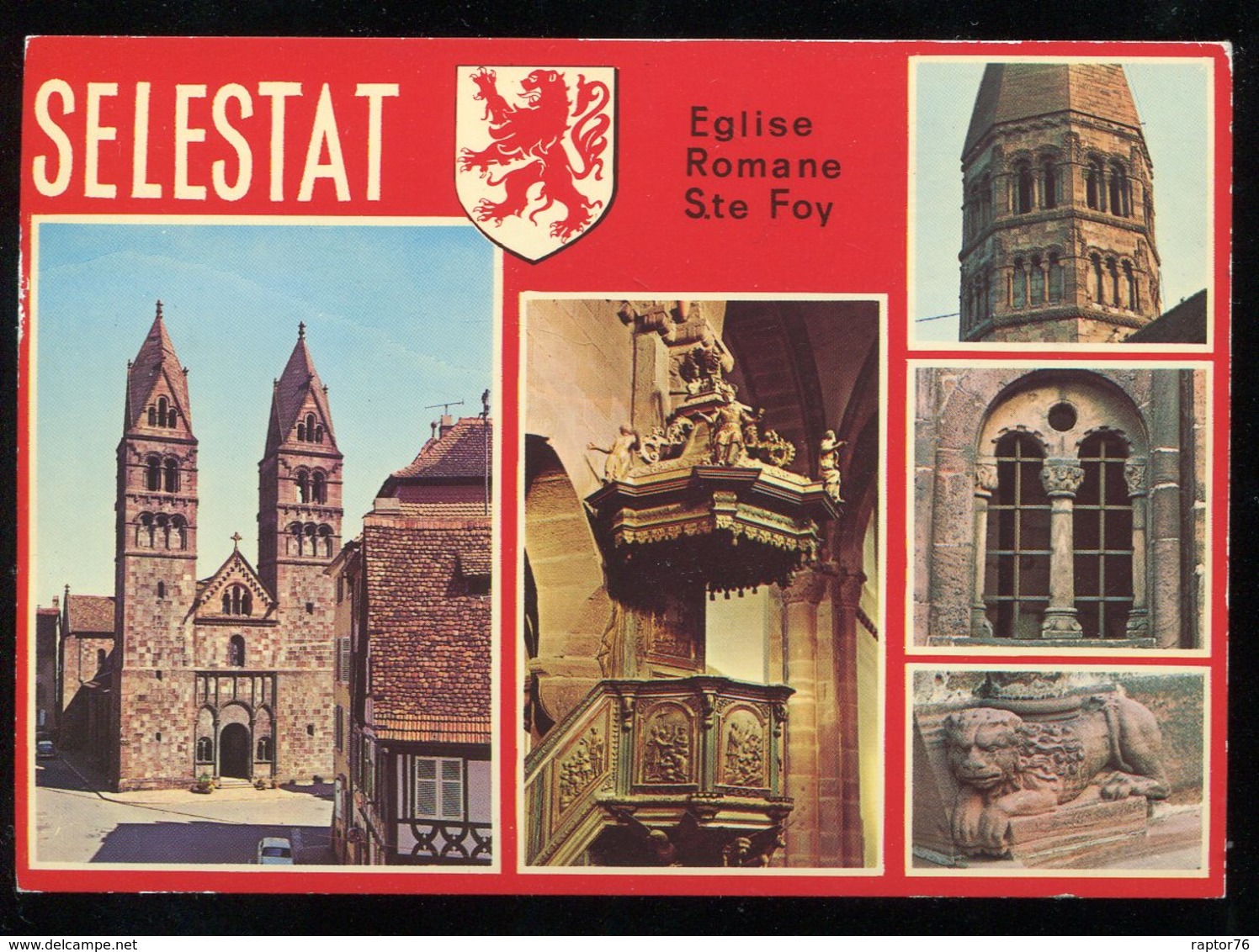 CPM Non écrite 67 SELESTAT Eglise Romane Sainte Foy Multi Vues - Selestat