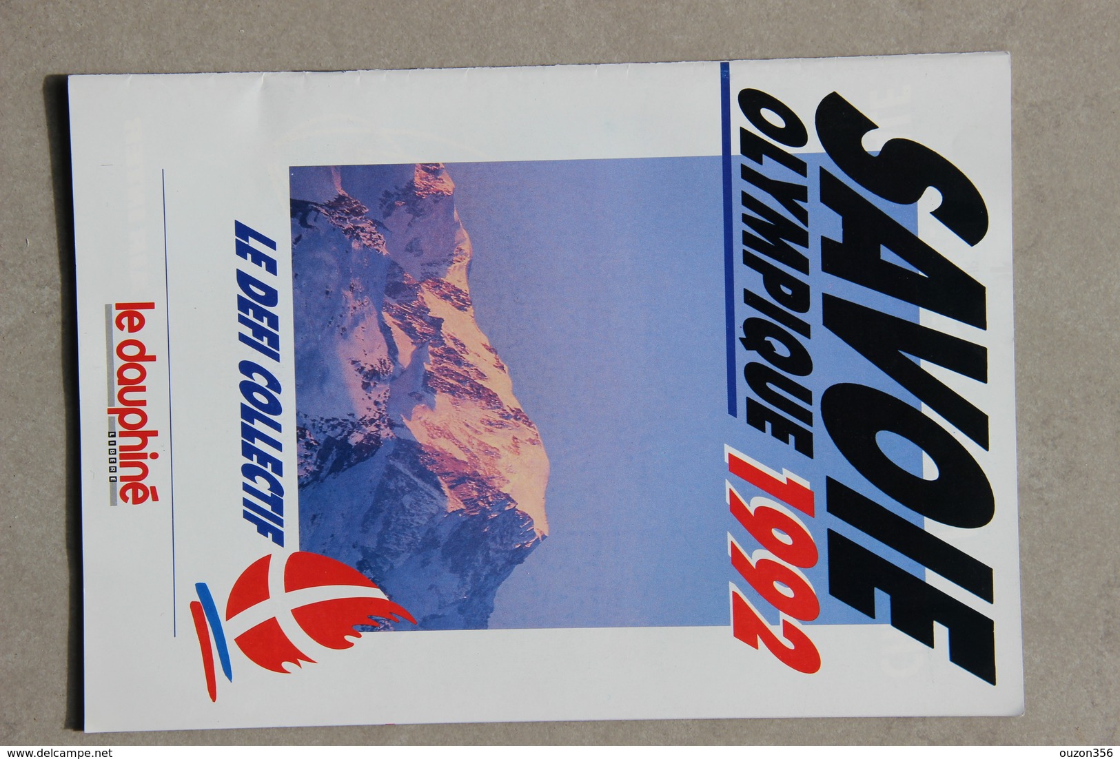 Savoie Olympique 1992, Albertville (Savoie), Plaquette éditée En 1987 - Livres