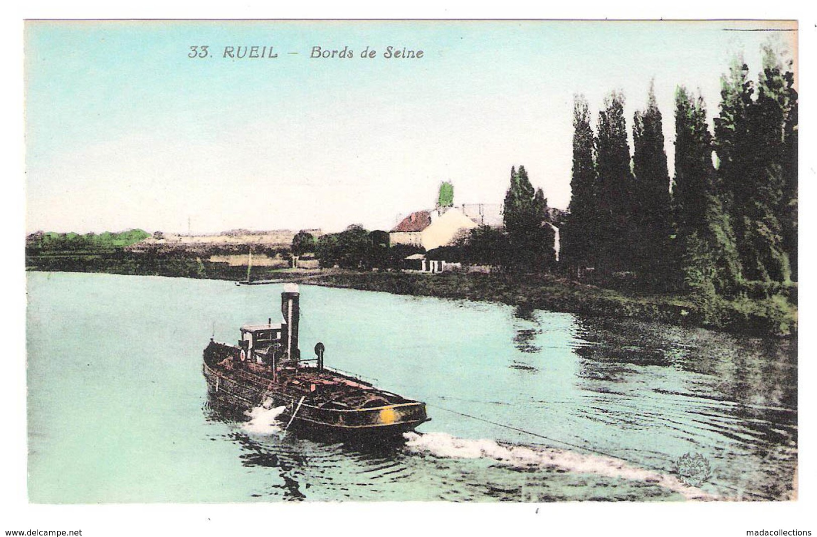 Péniche à Reuil (92) Bords De Seine - Péniches