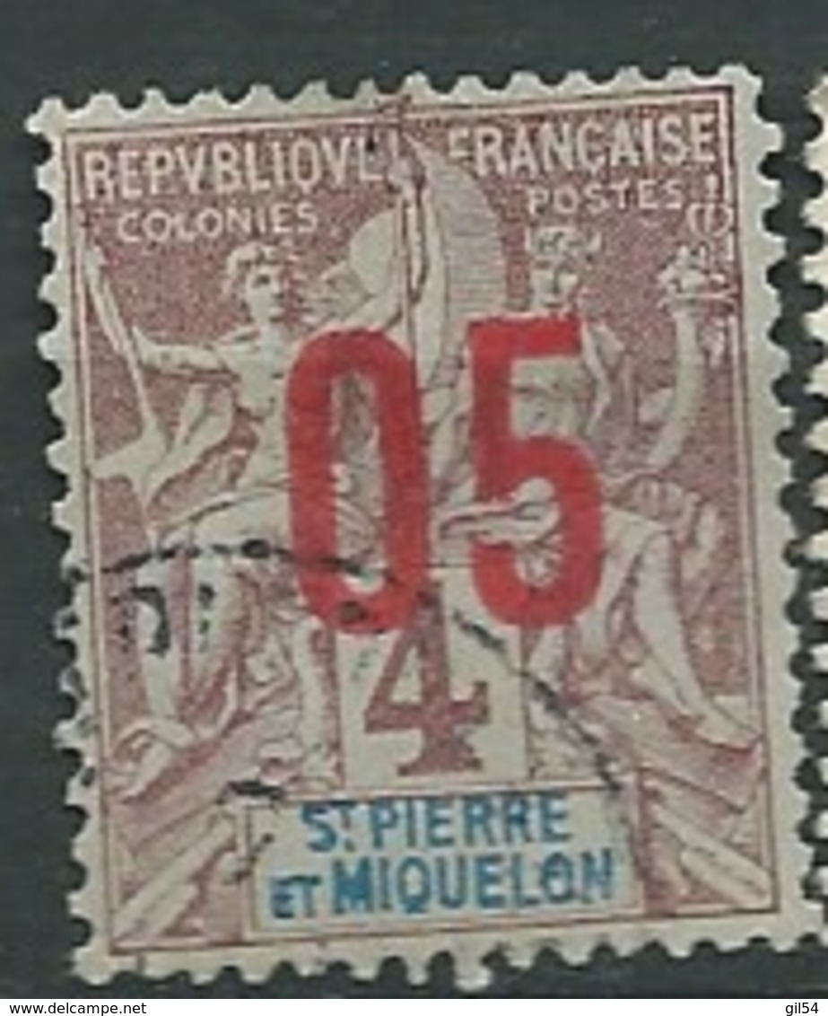 Saint Pierre Et Miquelon  - Yvert N°95 Oblitéré - Ava27102 - Usados