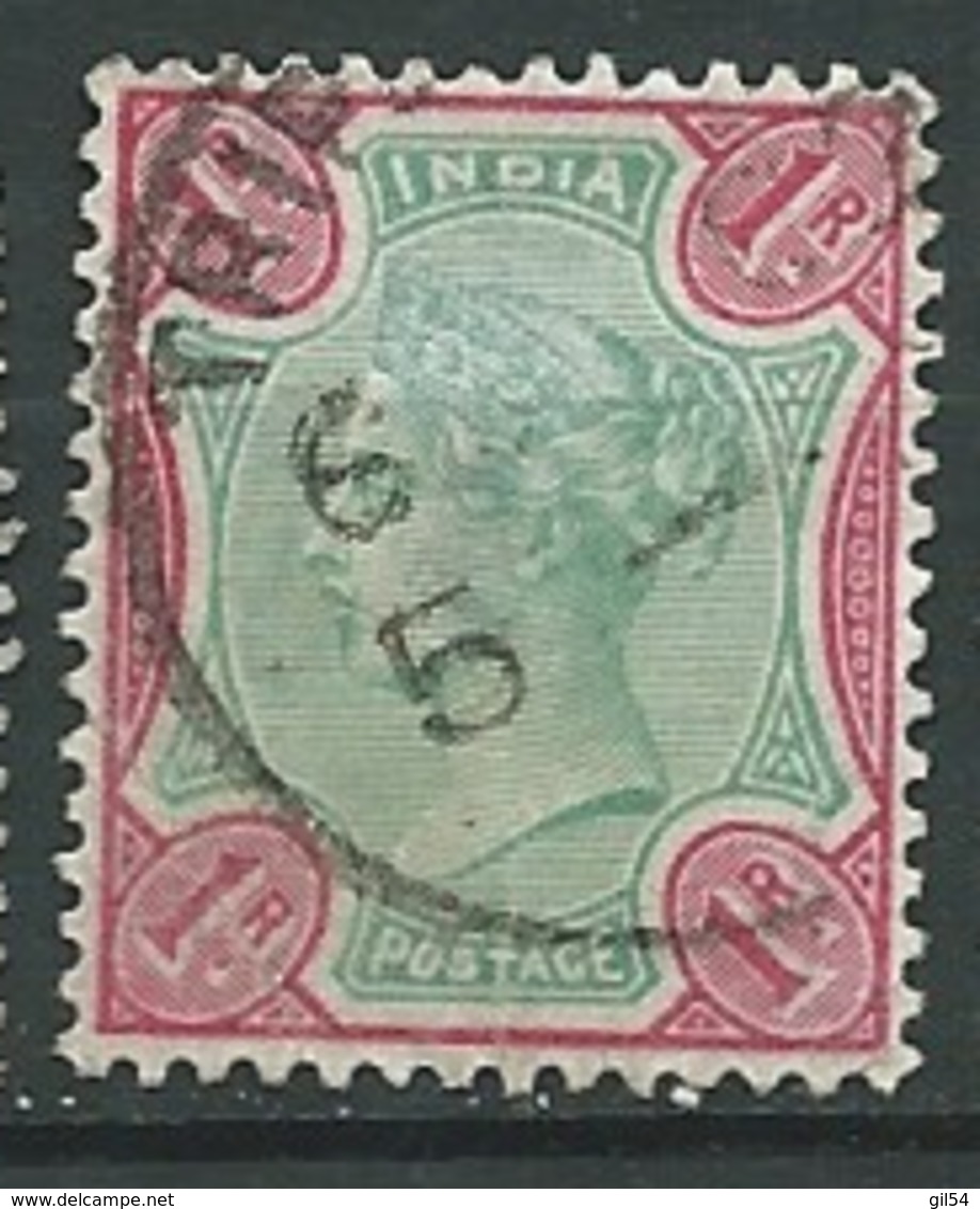 Inde    - Yvert N° 48 Oblitéré   - Ava 27134 - 1882-1901 Impero