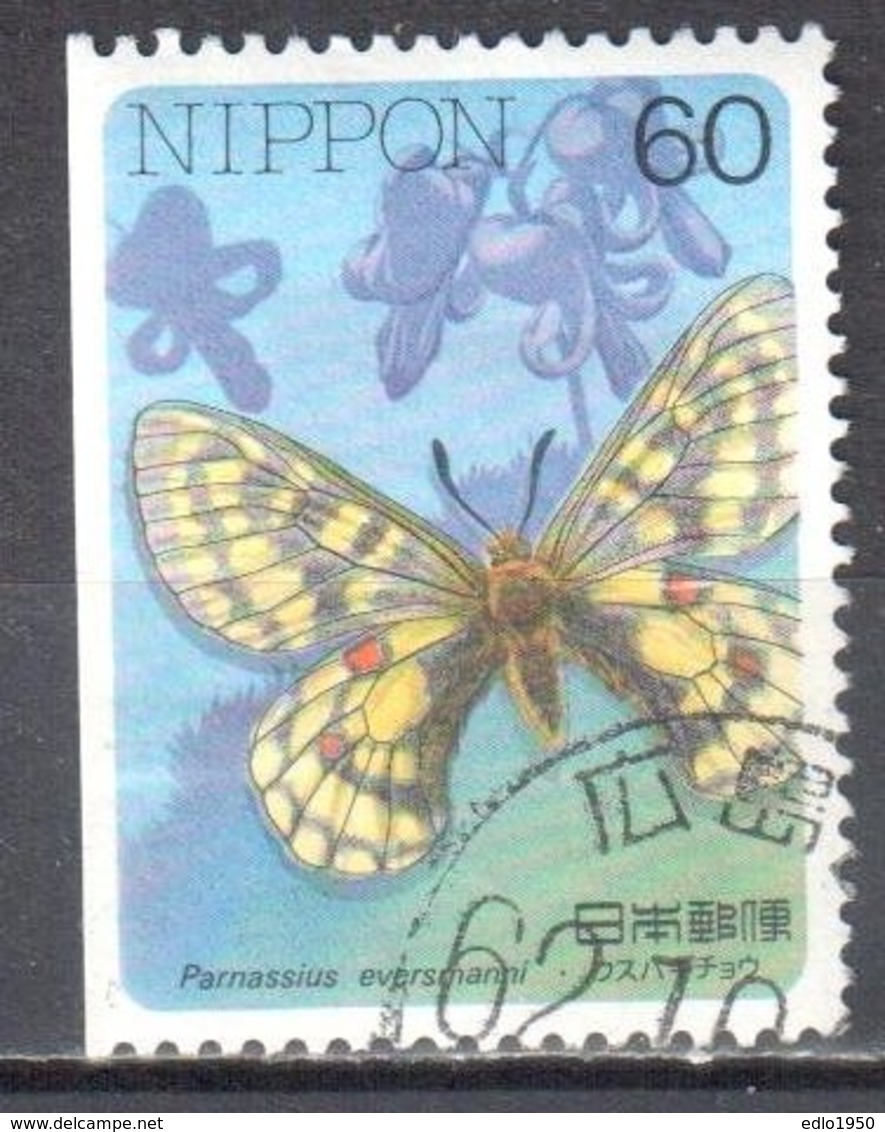 Japan 1986 - Insects - Butterflies Mi.1691D - Used - Gebraucht