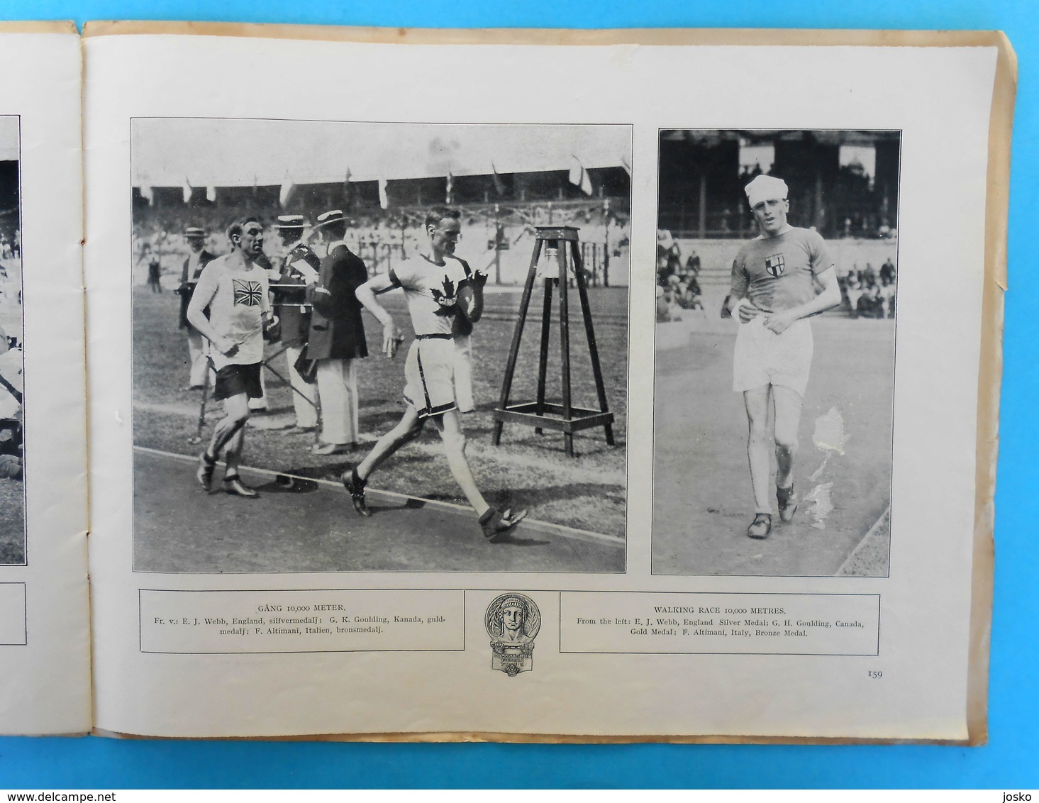 WRESTLING on OLYMPIC GAMES 1912 STOCKHOLM vintage programme/review 1912.y * lutte ringen lotta tug of war racewalking