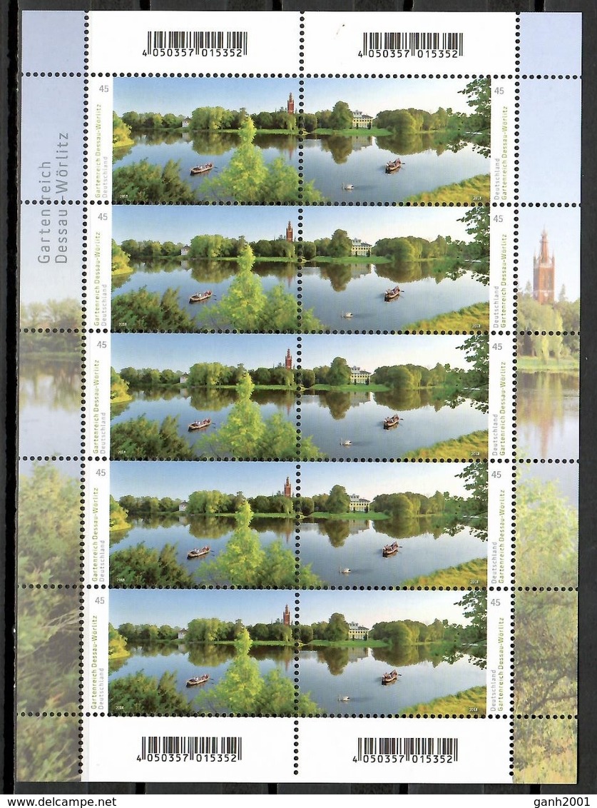 Germany 2018 Alemania / Gardens Dessau-Wörlitz MNH Jardines  Gärten / Cu11827  C5-13 - Neufs