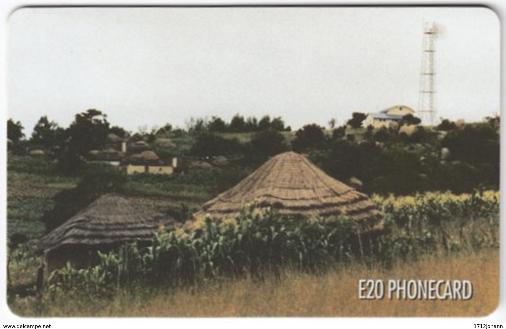 SWAZILAND A-015 Chip SPTC - Culture, Rural House - Used - Swaziland